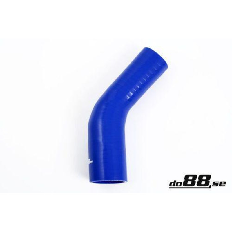 Silicone Hose Blue 45 degree 1,375 – 2” (35-51mm)
