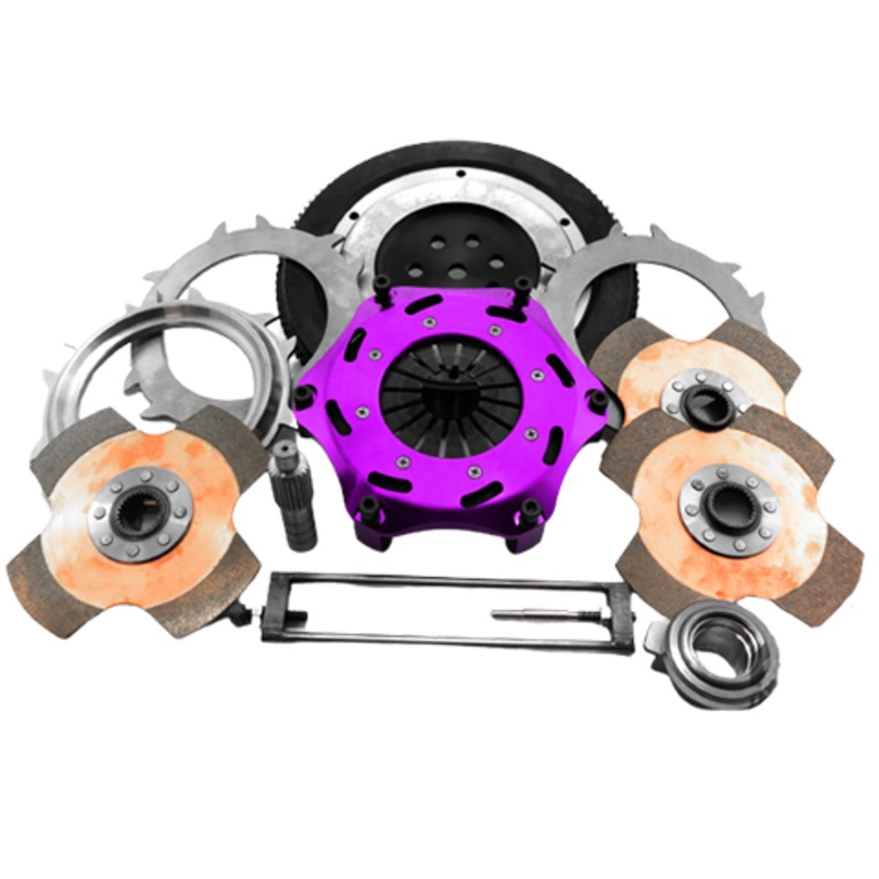 XClutch Triple Solid Ceramic Clutch Kit | 1997-2006 Mitsubishi Lancer Evo 4/5/6/7/8/9 (XKMI18522-3E)