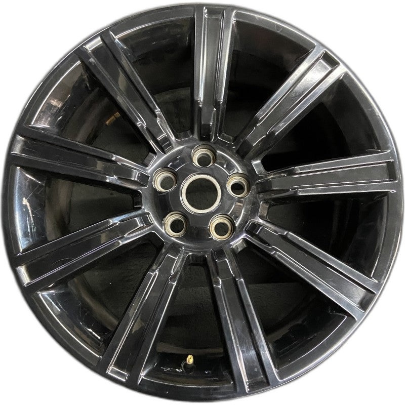 21″ RANGE ROVER 17 alloy 21×9.5 9 spoke gloss black Original OEM Wheel Rim