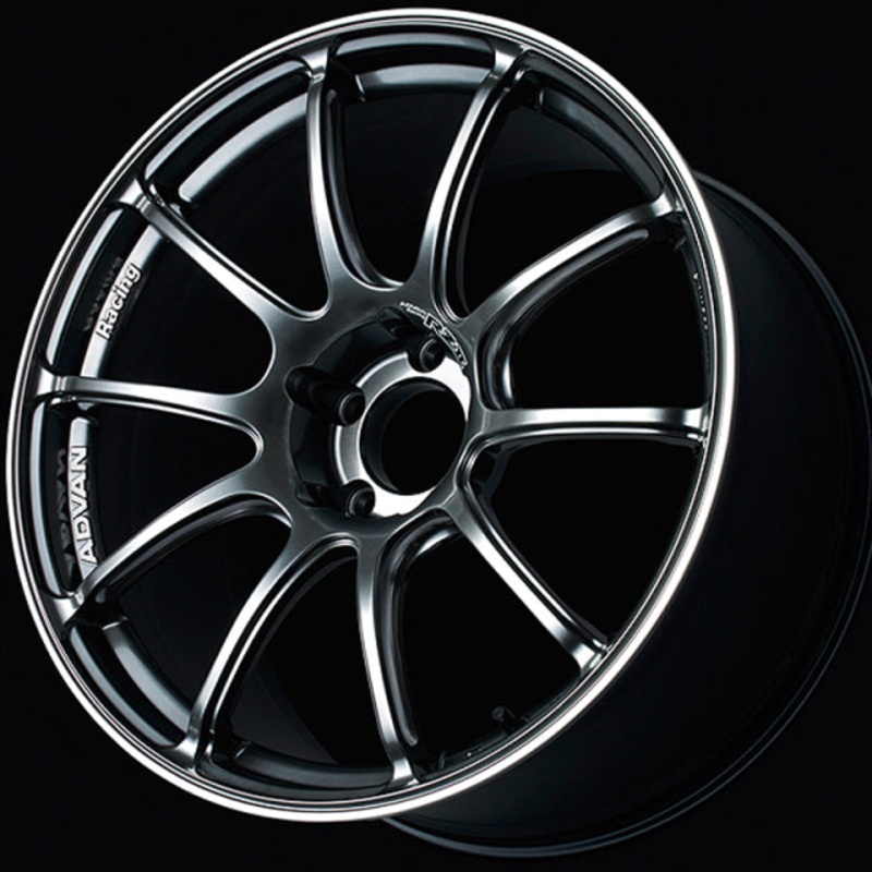Advan RZII Wheel – 18×7.0 +42 | 4×100 | Racing Hyper Black & Ring