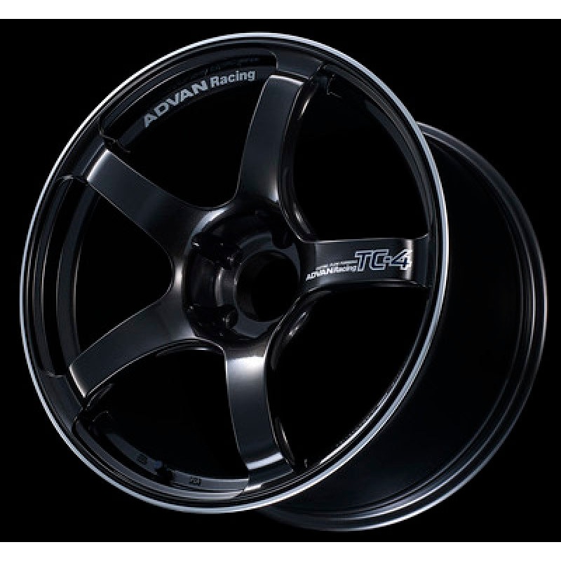 Advan TC4 15×5.5 +45 4-100 Black Gunmetallic & Ring Wheel