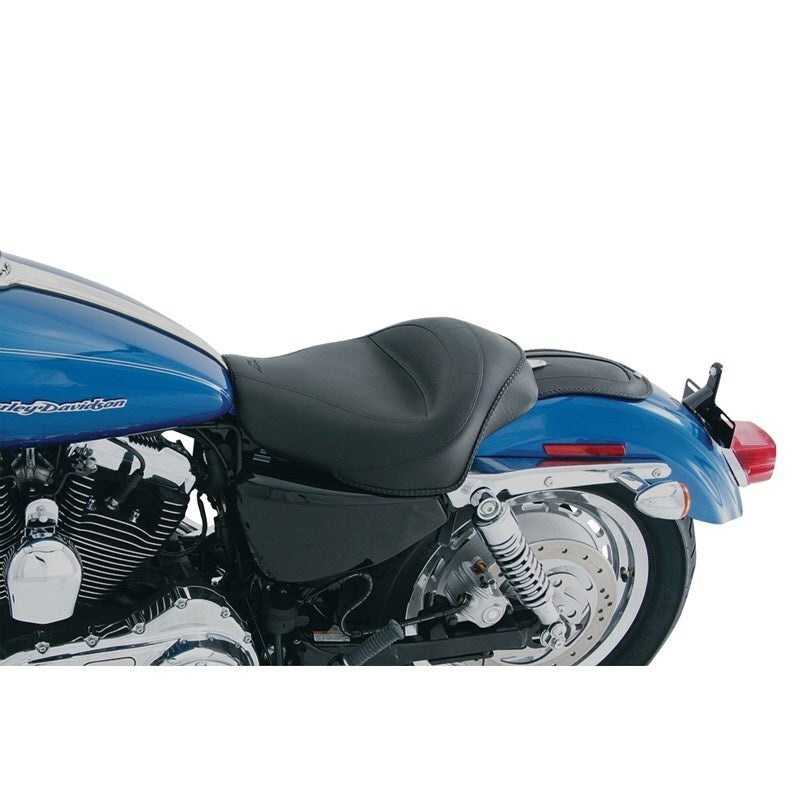 Mustang 04-21 Harley Sportster 4.5 GAL Standard Touring Solo Seat – Black