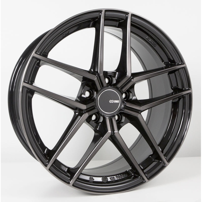 Enkei TY5 18×8.5 5×120 38mm Offset 72.6mm Bore Pearl Black Wheel