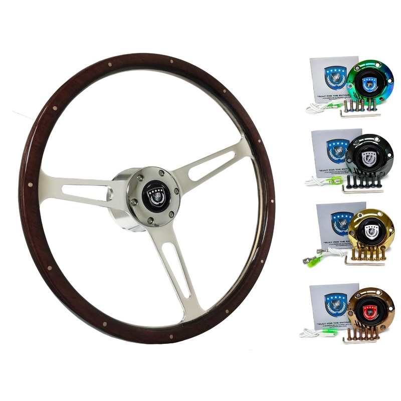 1987-93 BMW 7 Series Steering Wheel Kit | Deluxe Espresso Wood | ST3553A