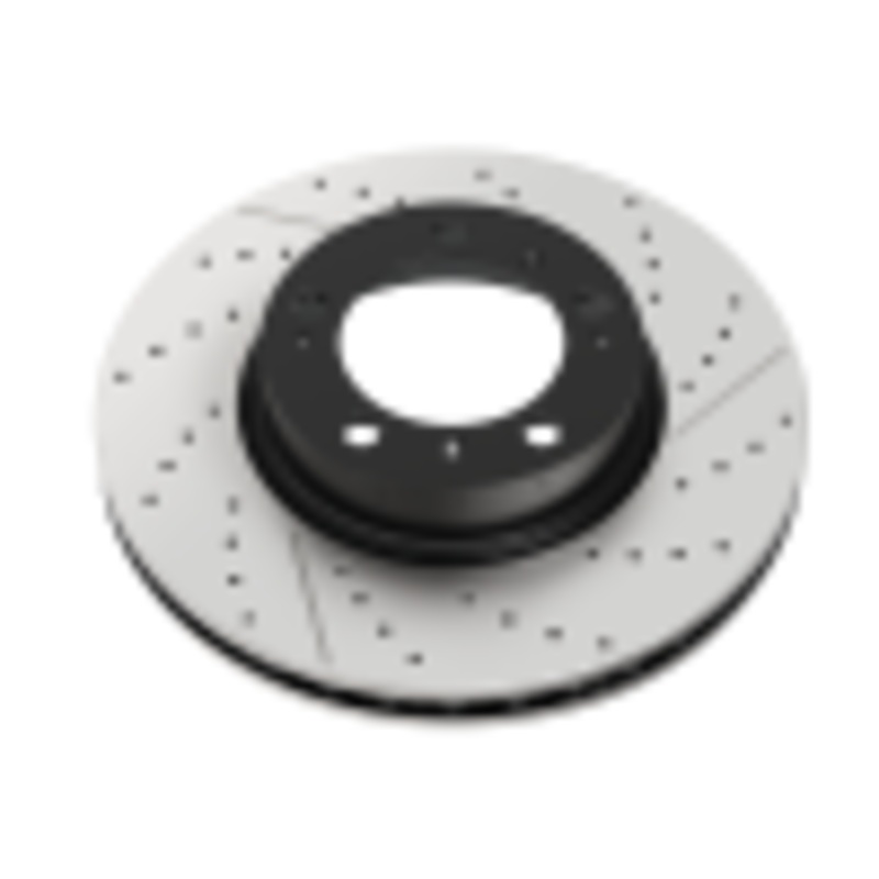 DBA 12-15 Mercedes-Benz C63 AMG Black Series OE Drilled & Slotted Rear Rotor