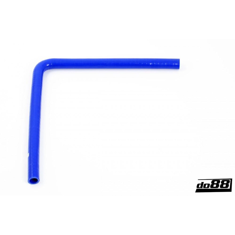 Silicone Hose Blue 90 degree long leg  0,625” (16mm)