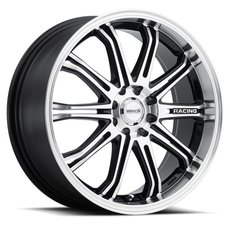 Maxxim Ferris 17×7 8×100/108 ET40 Black Machine Face