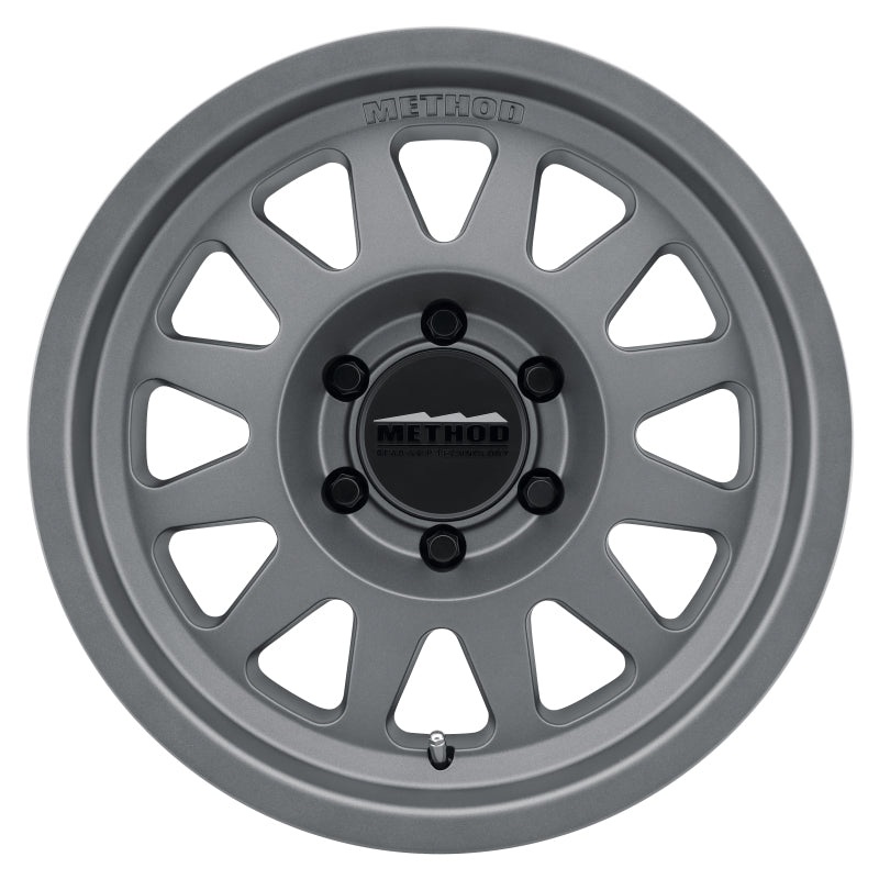 Method MR704 17×8.5 0mm Offset 5×5 71.5mm CB Matte Titanium Wheel