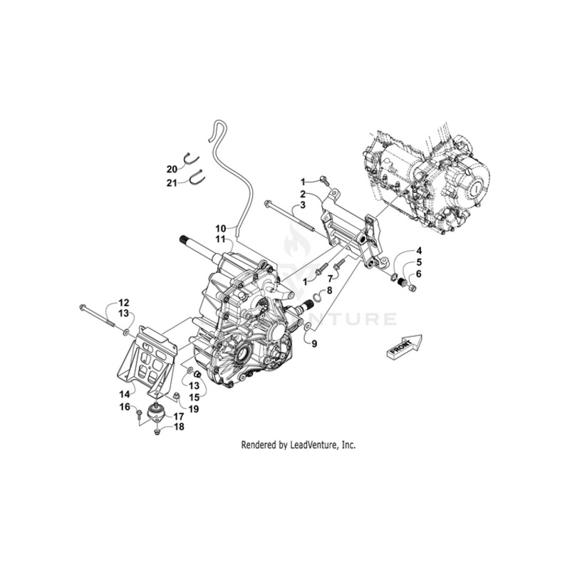 Transaxle,Rear-Assembly By Arctic Cat