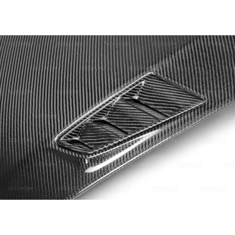 SEIBON MGII-Style Carbon Fiber Hood – 06-08 Honda Civic Sedan (JDM-Spec) / Acura CSX (FD1/2/3/5)