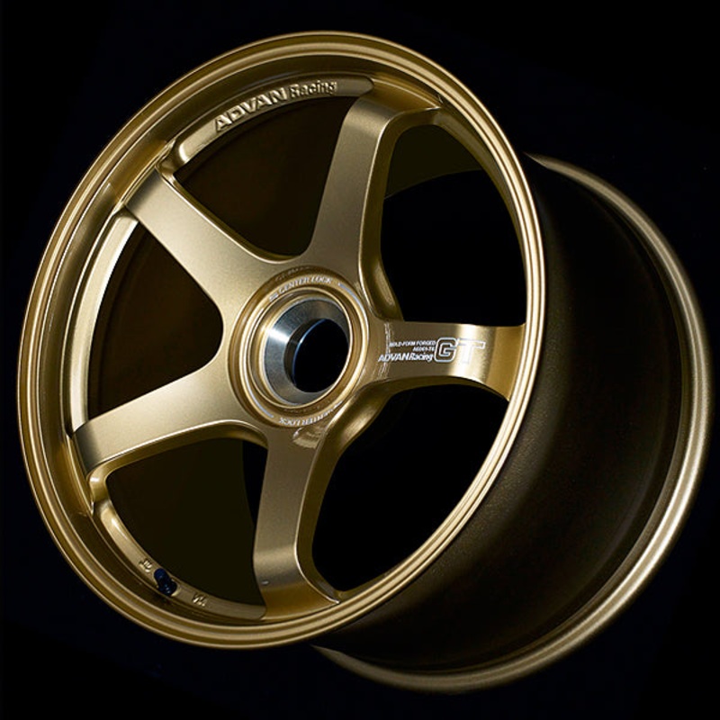 Advan GT Wheel for Porsche – 20×12.0 +44 | Center Lock | Racing Brass Gold