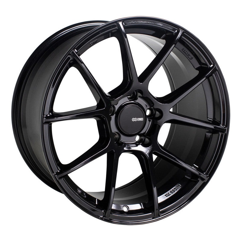 Enkei TS-V 17×9 5×100 45mm Offset 72.6mm Bore Gloss Black Wheel