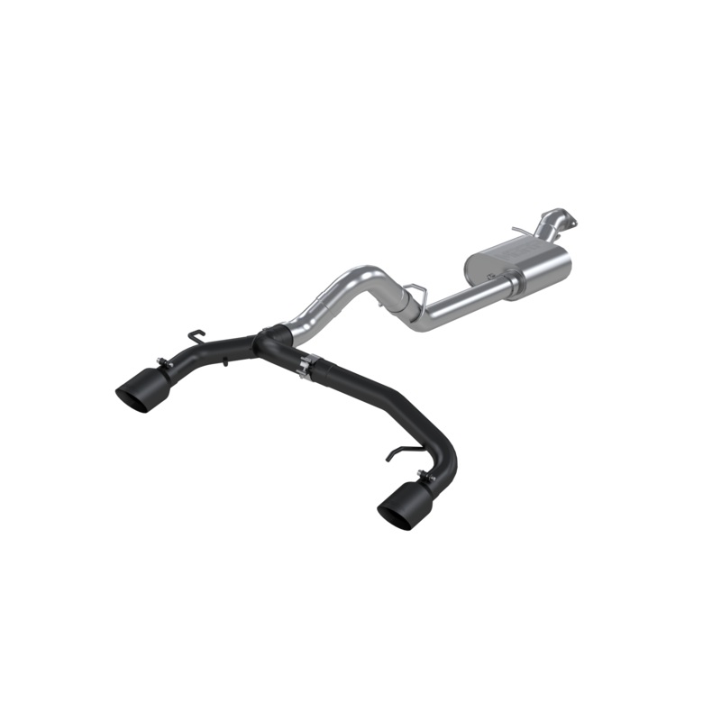 MBRP 3-Inch Armor BLK Tour Profile Dual Rear Exit Cat-Back Exhaust | 2021 – 2022 Ford Bronco   (S5241BLK)