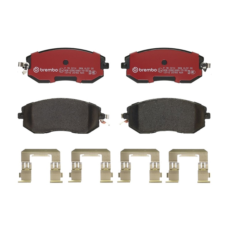 XTRA Low-Met Front Disc Brake Pad Set – P78021X