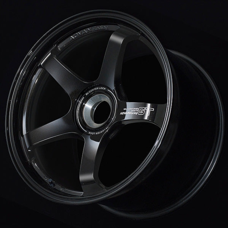Advan GT Wheel for Porsche – 19×11.5 +55 | 5×130 | Racing Titanium Black