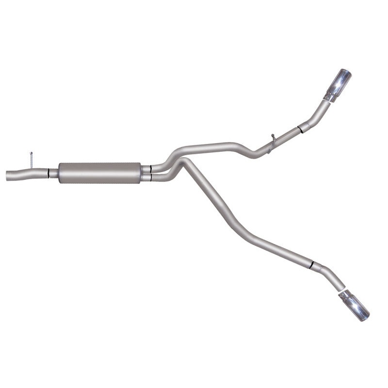Gibson 05-06 Ford F-250 Super Duty XL 6.8L 2.5in Cat-Back Dual Extreme Exhaust – Aluminized