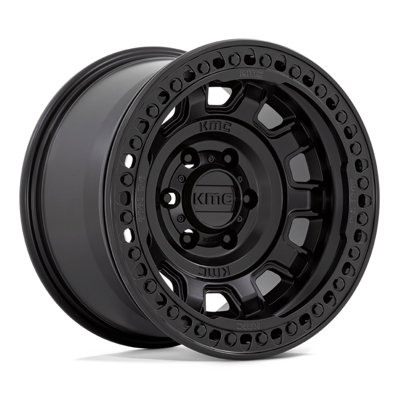 KMC Wheels KM236 Tank Beadlock 17″ 6×139.7 Satin Black