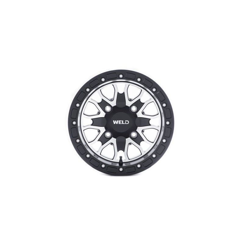 Weld UTV RF Series Raptor U501 15×8 Raptor Beadlock 4×156 4BS Satin BLK MIL