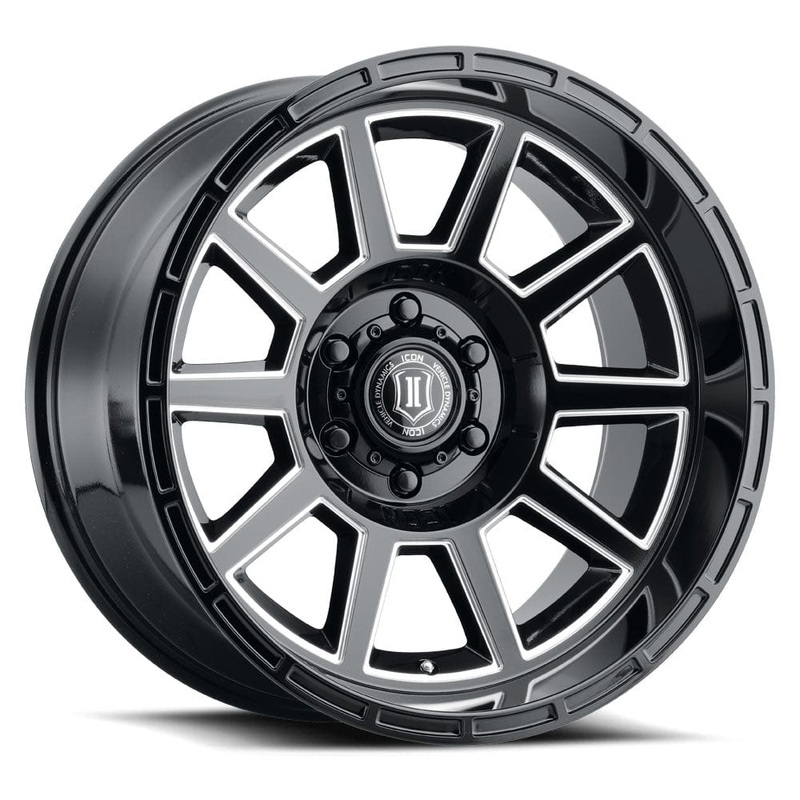ICON Alloys Recoil 20″ 6×135 Gloss Black Milled Spokes