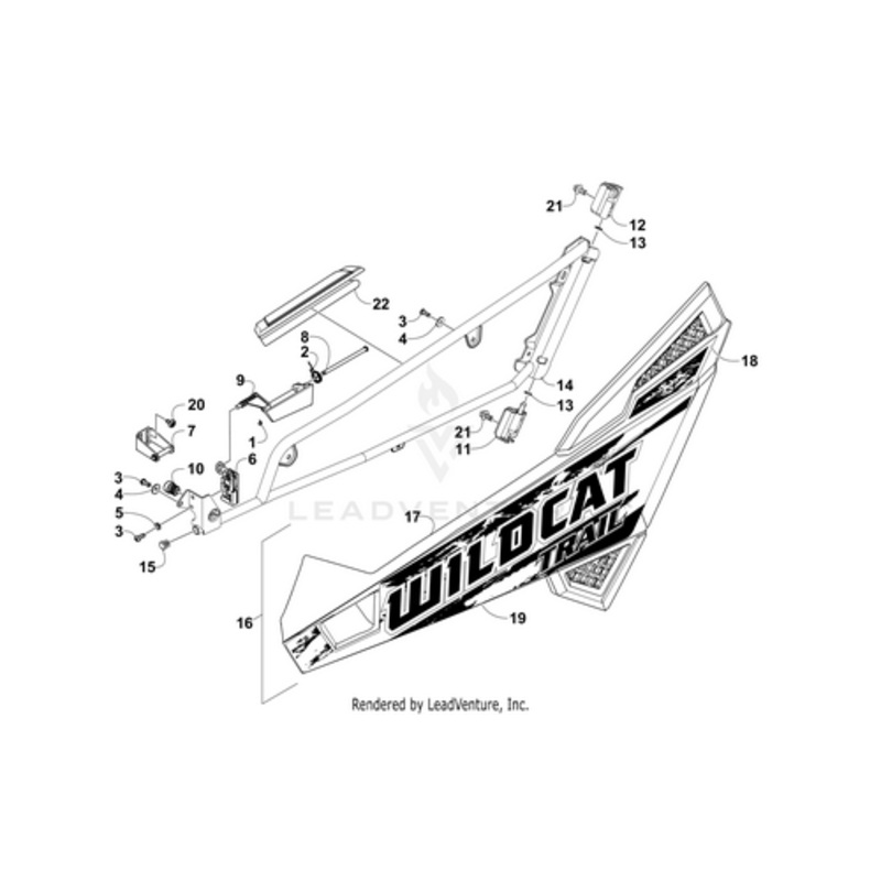 Rotary Latch (Rb: 4406-909) by Arctic Cat