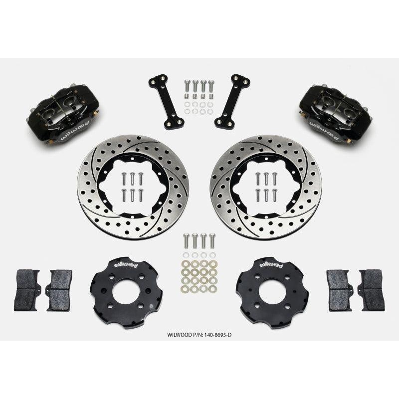 Wilwood Forged Dynalite Front Hat Kit 11.00in Drilled Integra/Civic w/Fac.240mm Rtr