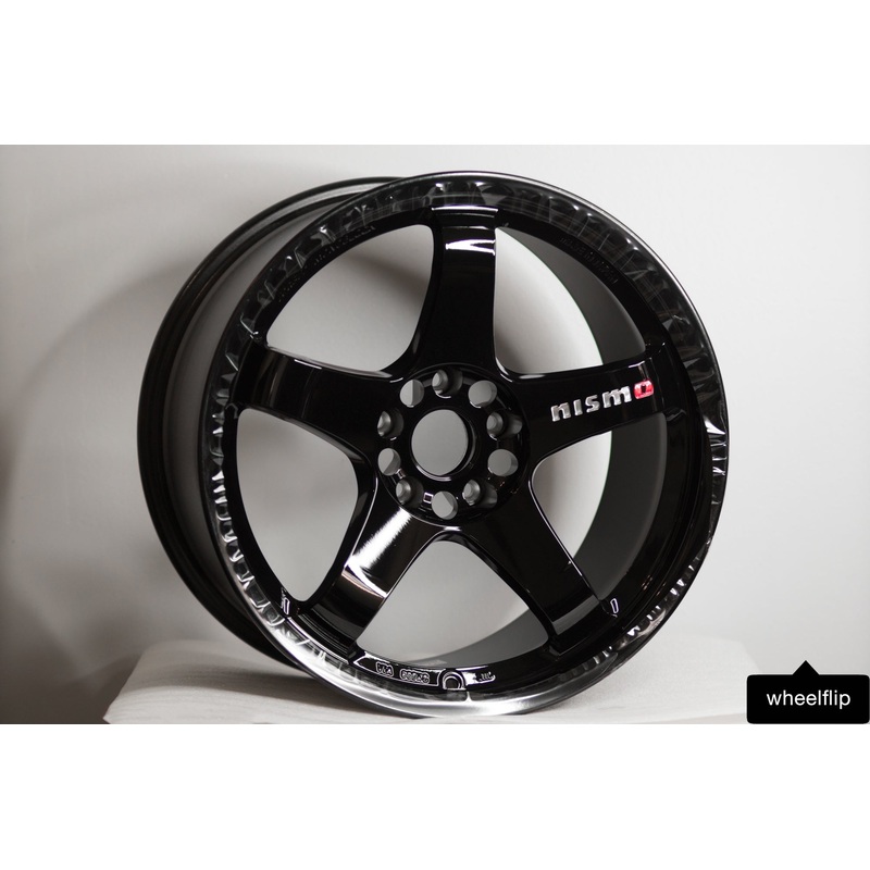 Nismo LMGT4 Omori Spec 18×9.5 +12, 18×10.5 +15 5×114.3 Gloss Black (SET)