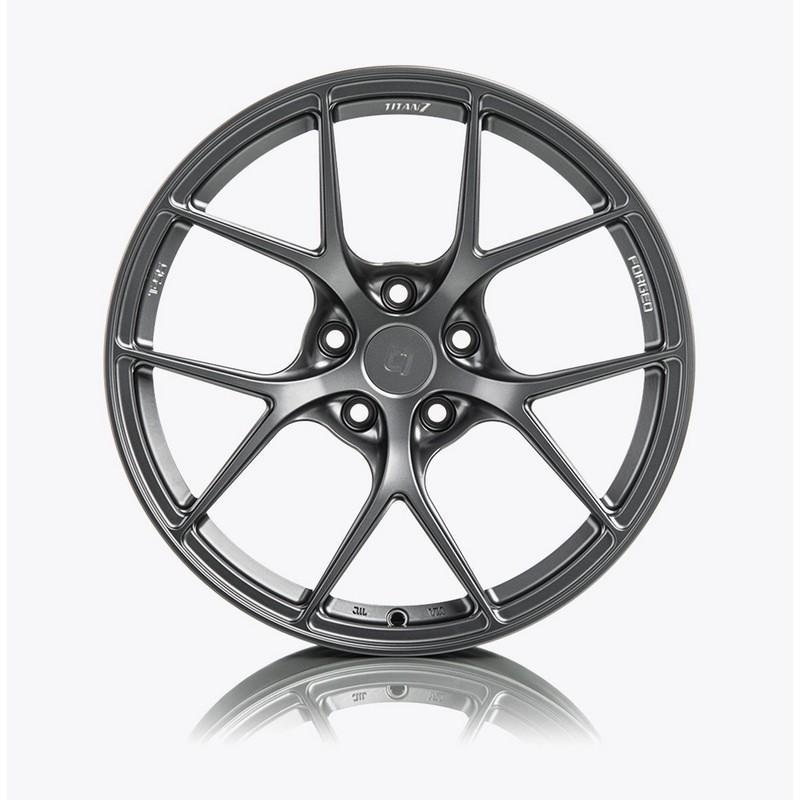 Titan 7 19 Inch T-S5 Satin Titanium Forged Wheels For Mercedes Benz C Class