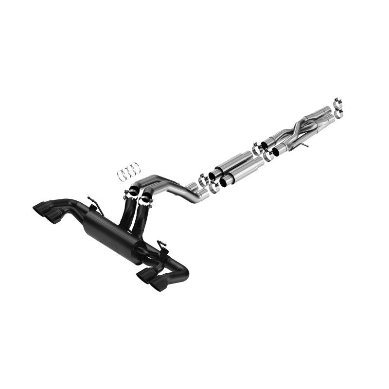 Borla 21-22 Jeep Wrangler Rubicon 392 6.4L V8 AT 4WD 4DR S-Type Cat-Back Exhaust – Coated Black