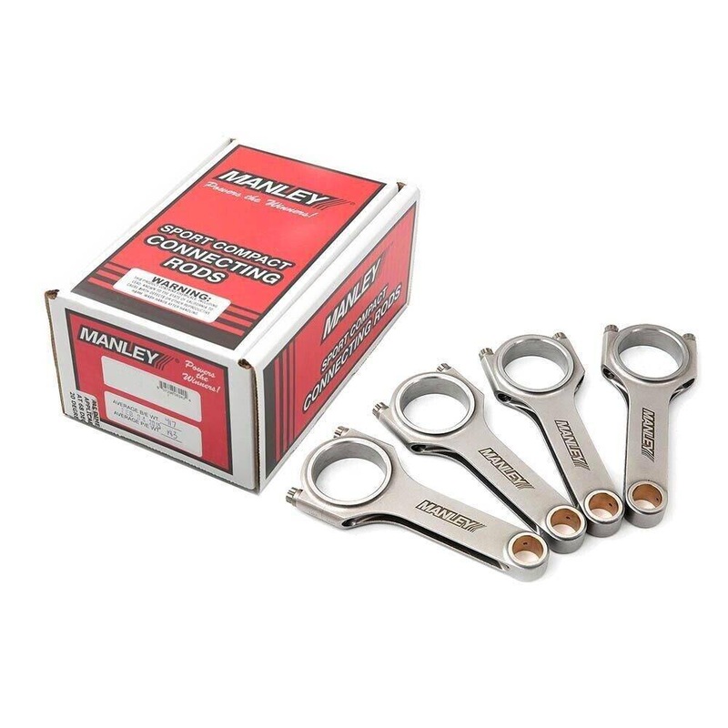 Manley Forged H Beam Connecting Rods with 3/8 ARP 2000 Honda Prelude VTEC H22A H22A1 H22A4