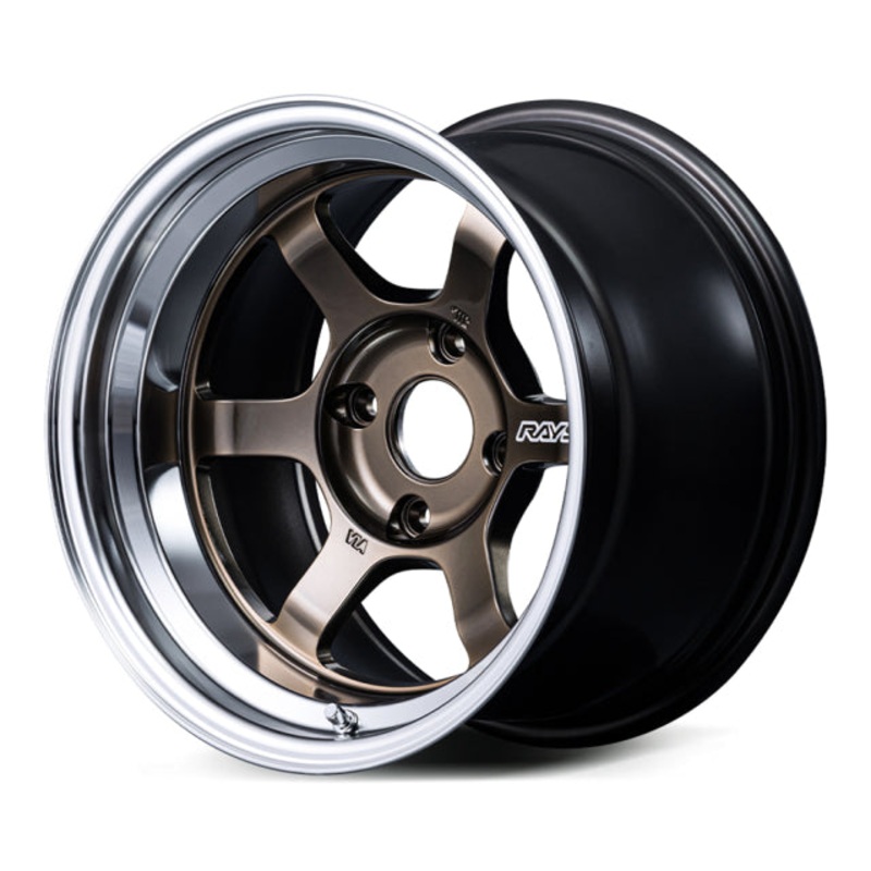 Volk Racing TE37V spec-SR Wheel  – 16×8.0 + 0 | 4×114.3 |Shining Bronze Metal w/ FDMC Rim