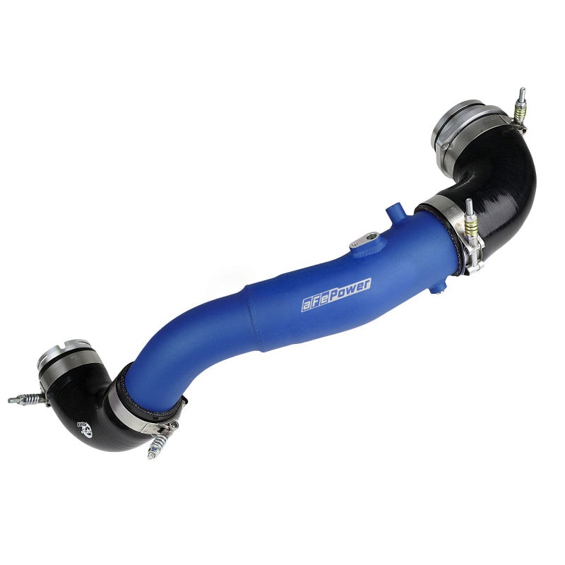 aFe 20-21 BMW Z4 M40i (G29) L6-3.0L (t) B58 BladeRunner 2-1/2in to 3in  Hot-Side Charge Pipe – Blue