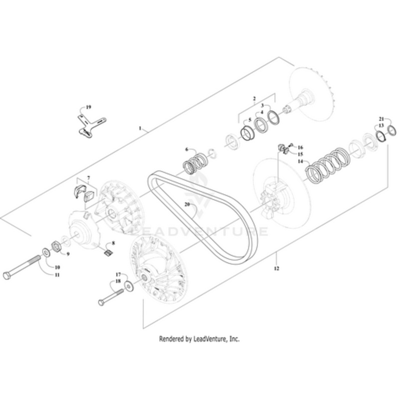 Clutch Driven (Inc. 13-16) by Arctic Cat