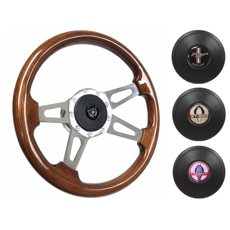 1984-04 Ford Mustang Steering Wheel Kit | Walnut Wood | ST3080