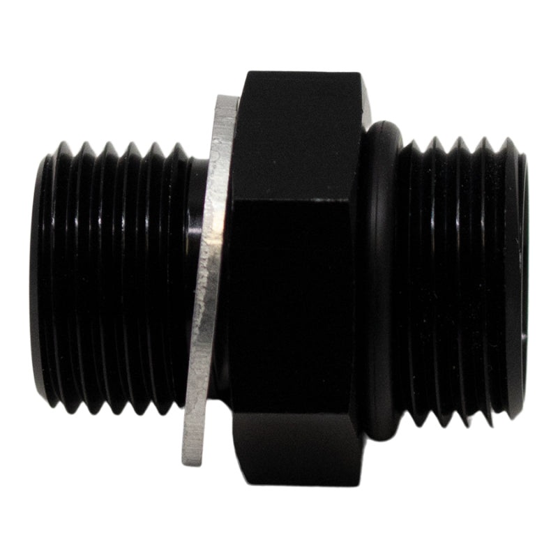 DeatschWerks 6AN ORB Male to M14 X 1.5 Metric Male (Incl O-Ring and Washer) – Anodized Matte Black