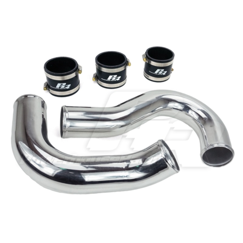 PHR 3.0″ Hot Side Intercooler Pipe for V50 Turbo KitsGloss black powder coat