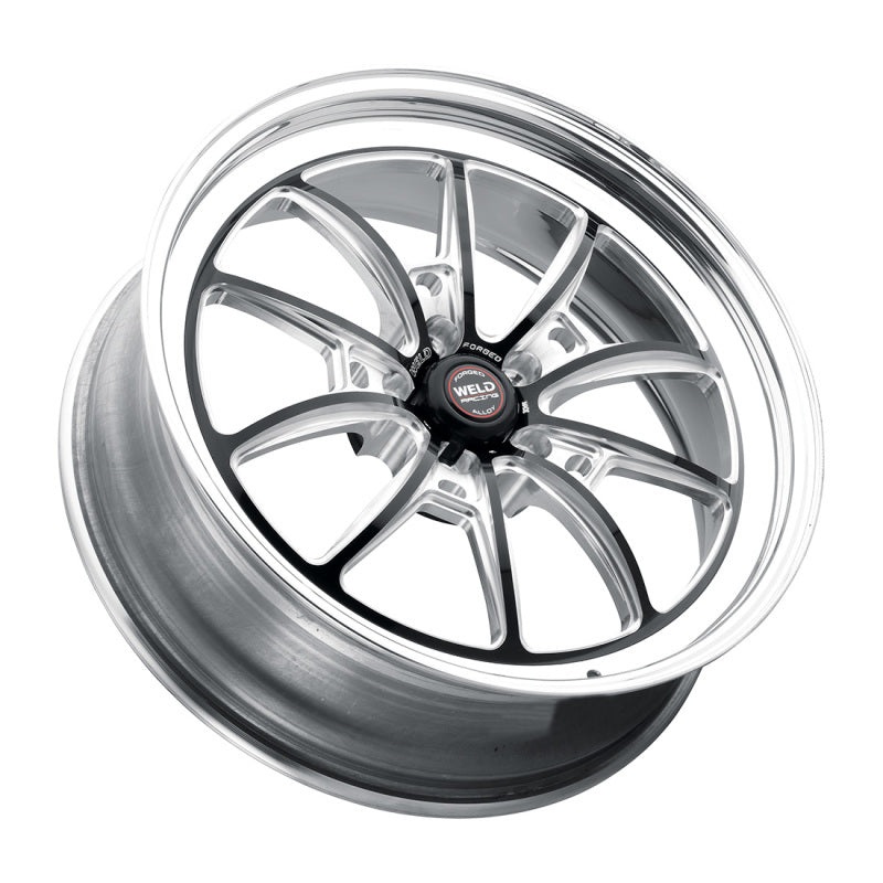 Weld S80 18×5 / 5×115 BP / 2.1in BS Black Wheel (High Pad) – Non-Beadlock