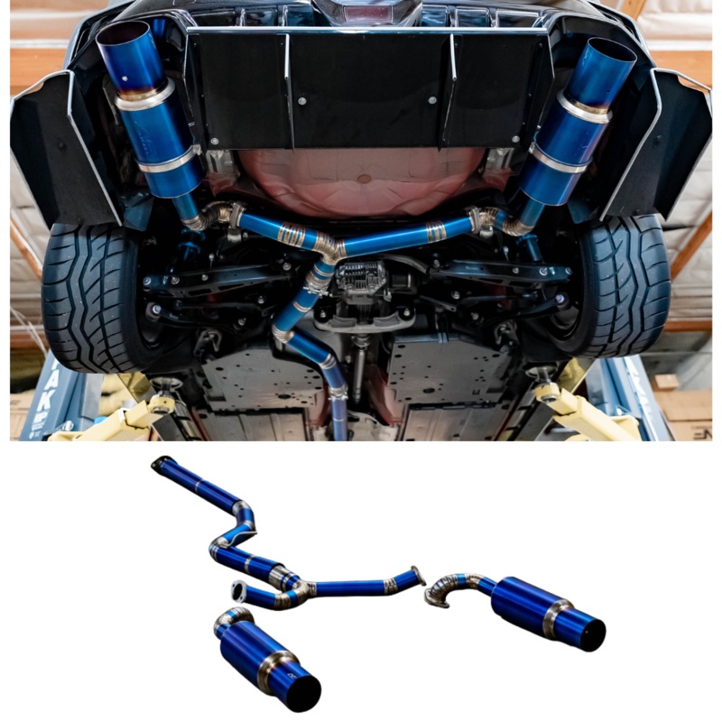 AeroflowDynamics [22-25 WRX] AFD  F1 Titanium Dual Exit Catback Exhaust