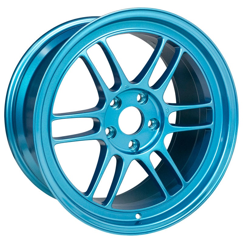 Enkei RPF1 18×9.5 5×114.3 38mm Offset 73mm Bore Emerald Blue Wheel