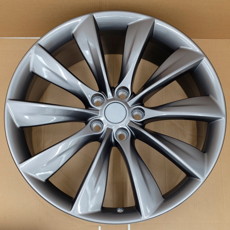 For Front Tesla Model S OEM Design Wheel 21″ 21×8.5 2012-2017 Charcoal Single Replacement Rim