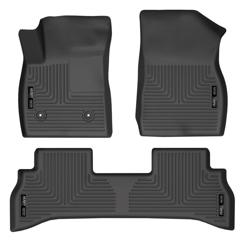 Husky Liners 21-22 Buick Encore GX (RWD) WeatherBeater Front & 2nd Seat Floor Liners – Black