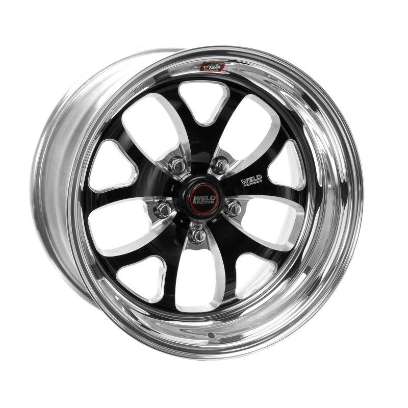 Weld S76 17×8 / 5x120mm BP / 6.3in. BS Black Wheel (Medium Pad) – Non-Beadlock