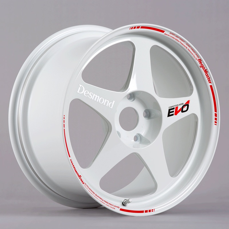 Desmond Regamaster EVO II 18×10 +50 5×120 Gloss White (SET)