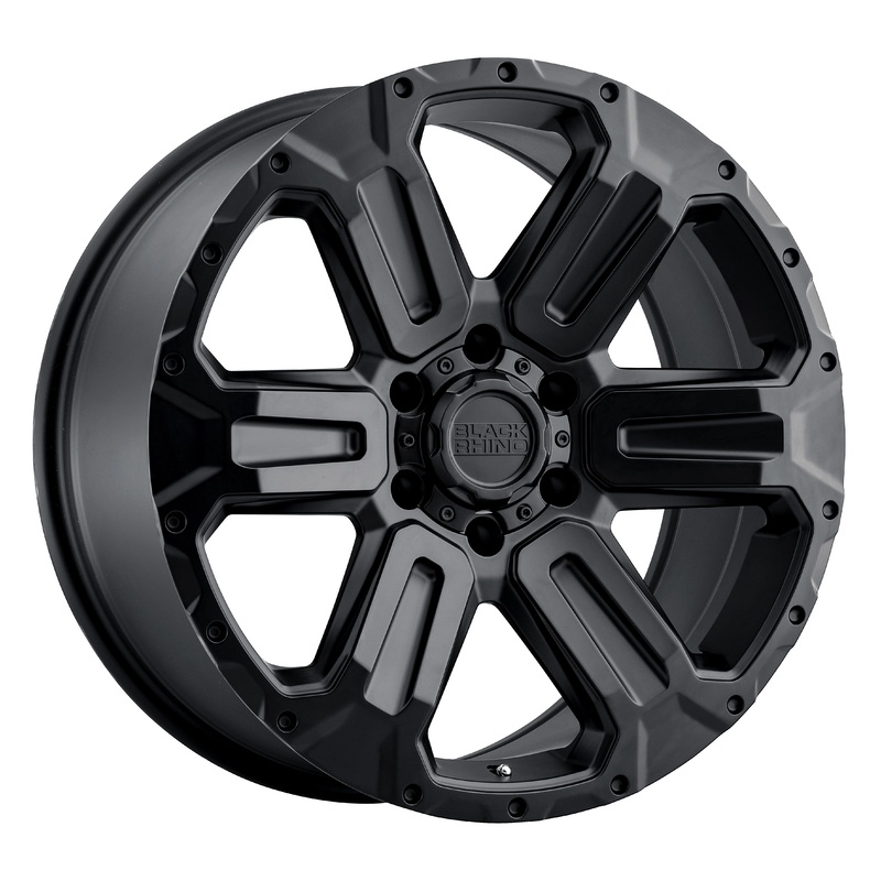 20×9.0 Black Rhino Wanaka Matte Black