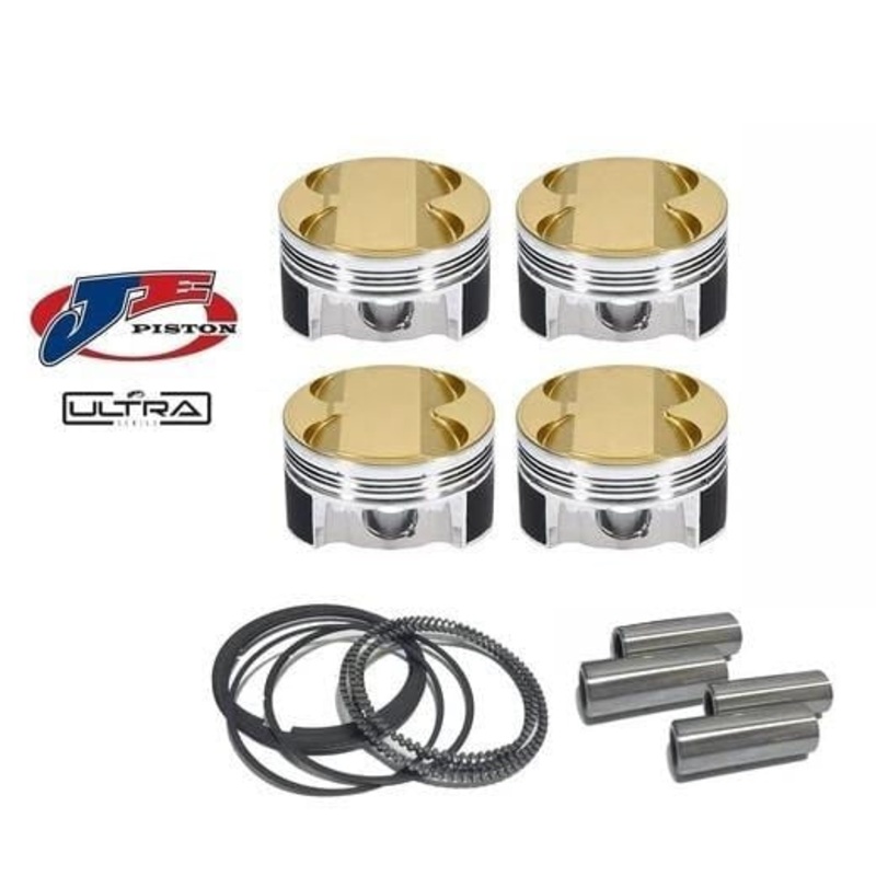 JE Ultra Series Forged Pistons Honda Del Sol Civic Si 1.6L B16A 85mm +4.0mm -5.6 cc 9.0:1