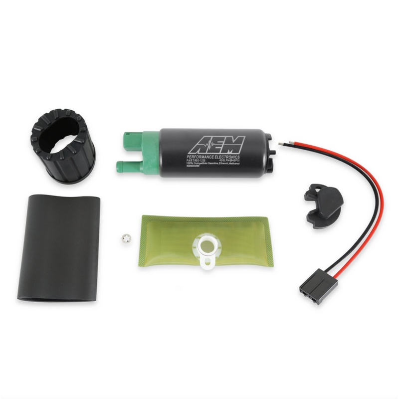AEM 400LPH E85-Compatible Fuel Pump Kit – Single Barb