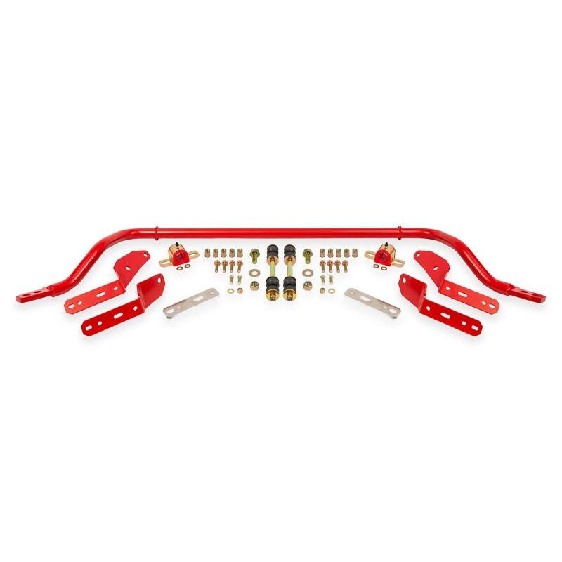 BMR 64-67 GM A-Body 1.25in Hollow 2-Hole Adjustable Front Sway Bar Kit – Red
