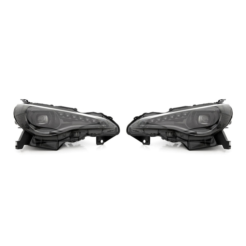 FT-86 [13-21 BRZ/FRS/86] SpeedFactory LED Headlights w/ Sequential Turn Signals | FT86-HLSQ