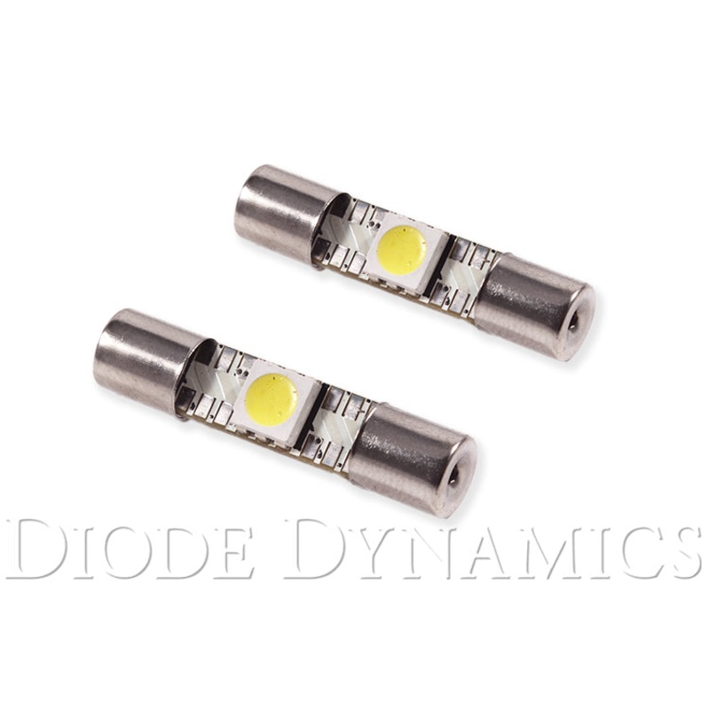 28mm SMF1 LED Bulb Blue Pair Diode Dynamics