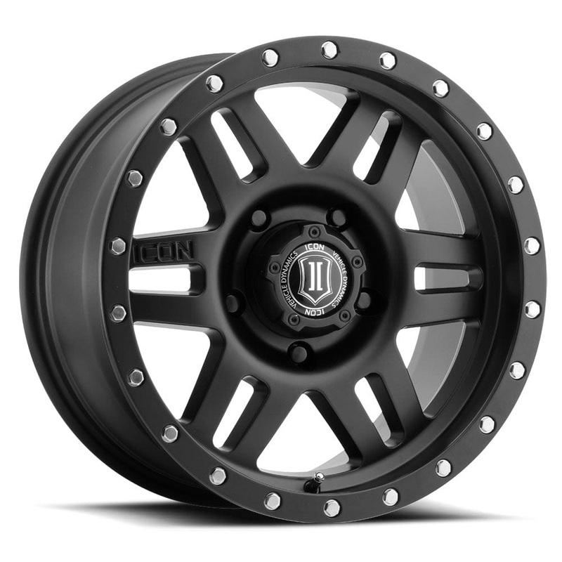 ICON Alloys Six Speed 17″ 6×139.7 Satin Black