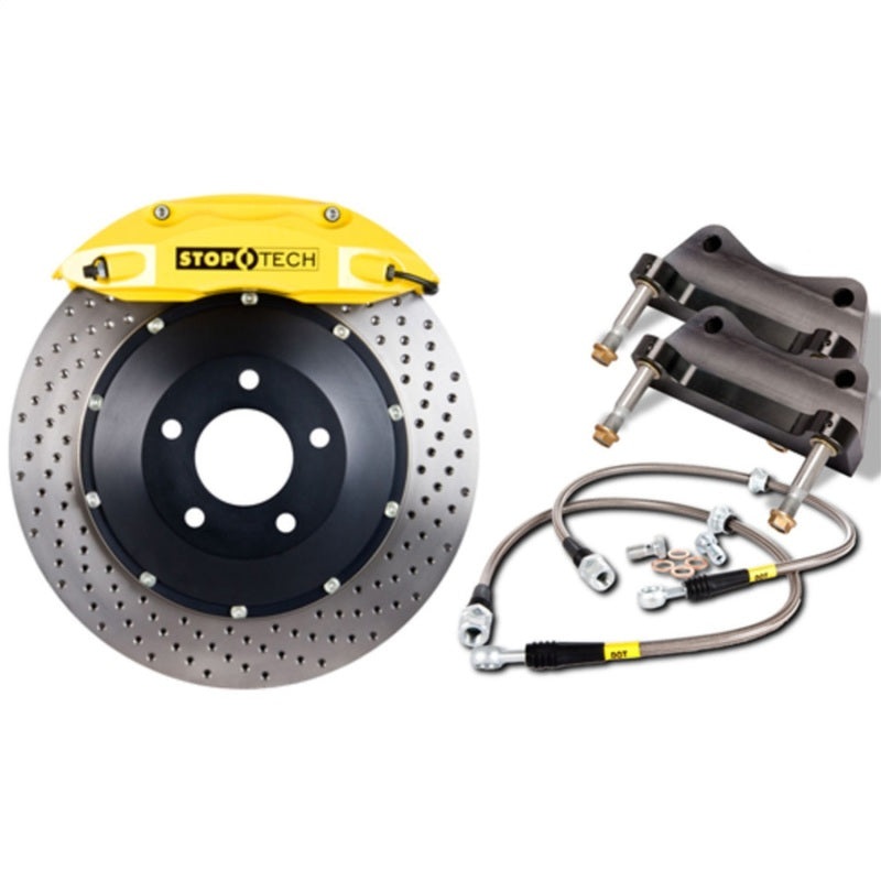 StopTech 01-06 BMW M3 Yellow ST-60 Calipers 355x32mm Drilled Rotors Front Big Brake Kit